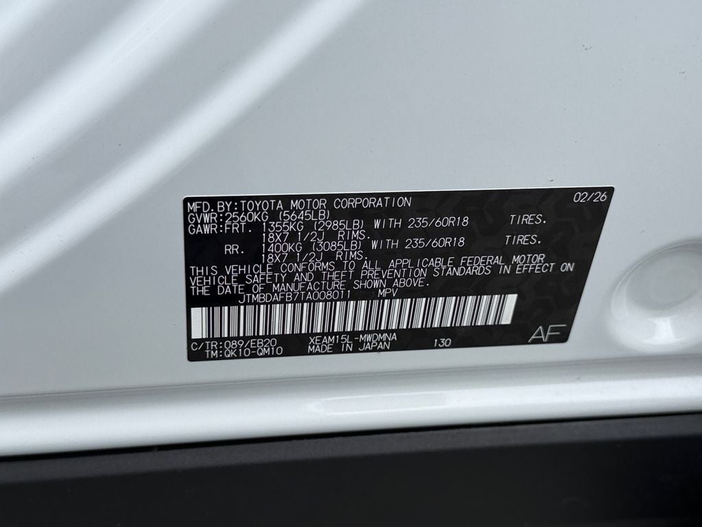 2026 Toyota bZ XLE