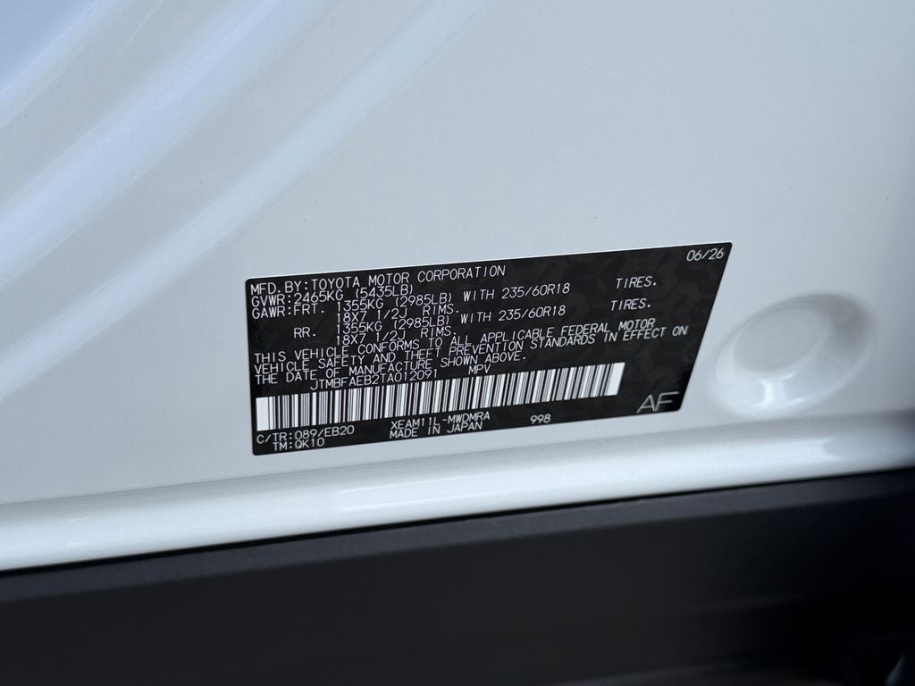 2026 Toyota bZ XLE