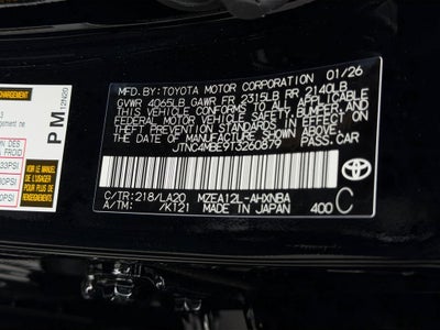 2026 Toyota Corolla Hatchback XSE