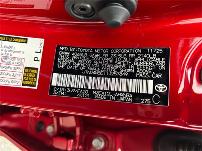 2026 Toyota Corolla Hatchback SE