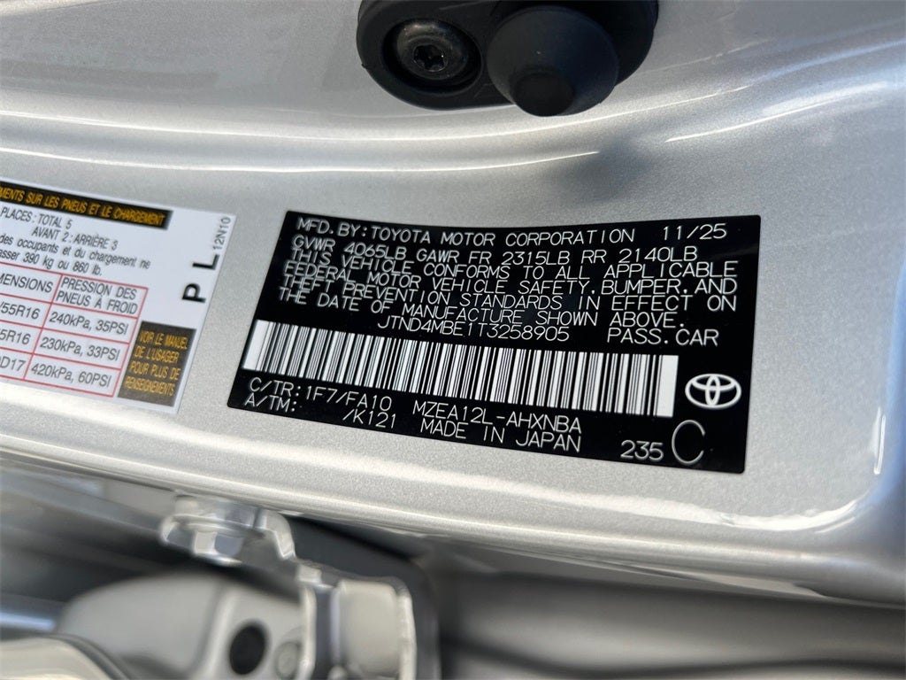 2026 Toyota Corolla Hatchback SE