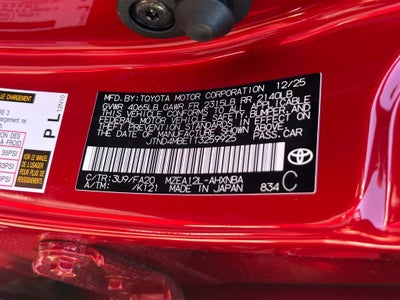 2026 Toyota Corolla Hatchback SE