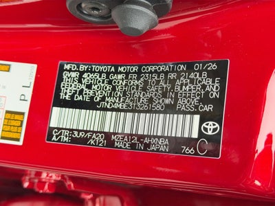 2026 Toyota Corolla Hatchback SE