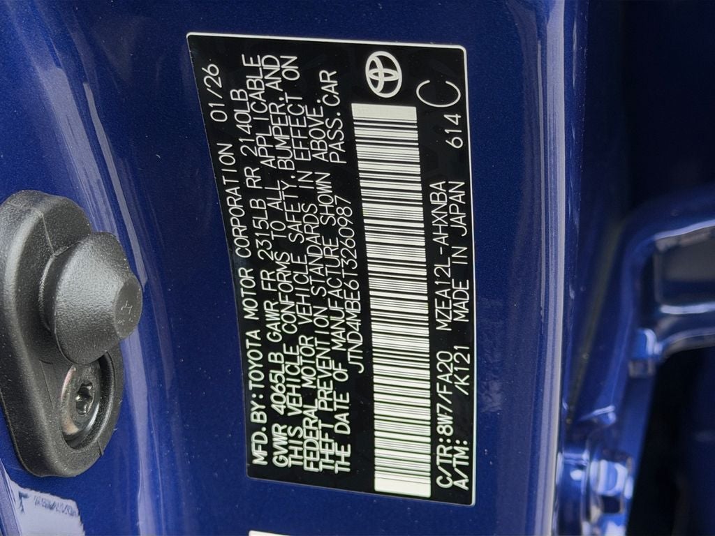 2026 Toyota Corolla Hatchback SE