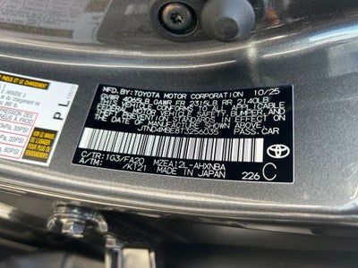 2026 Toyota Corolla Hatchback SE