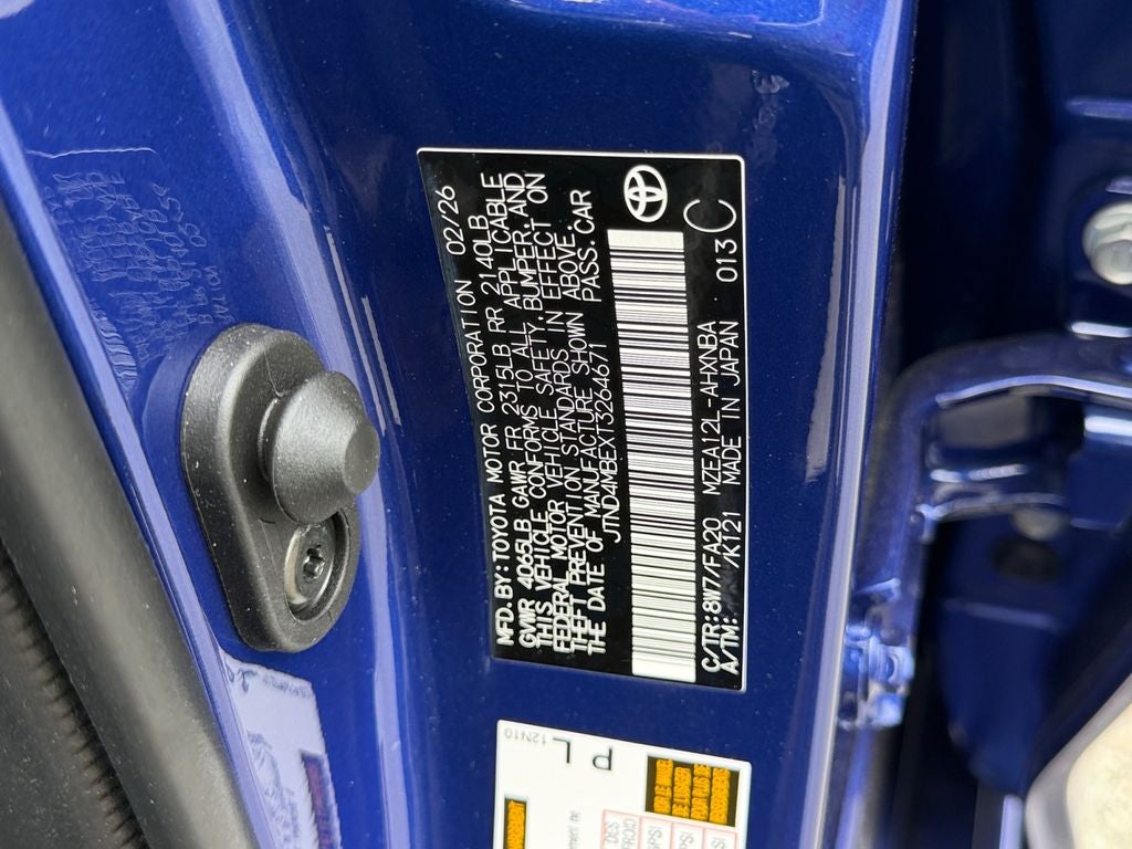 2026 Toyota Corolla Hatchback SE