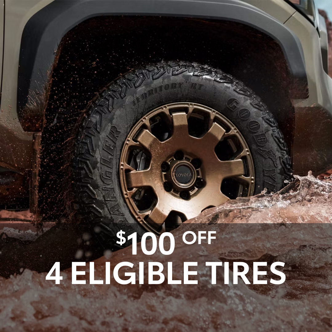 $100 Off 4 Eligible Tires