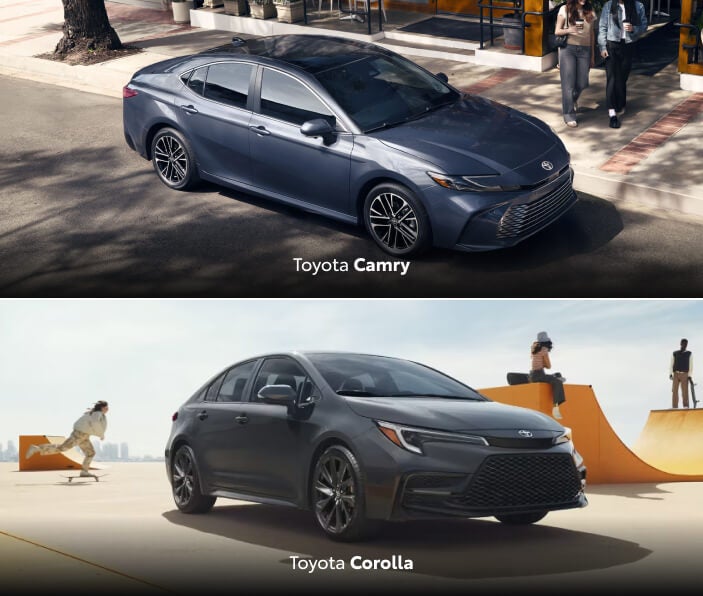Toyota Camry vs. Toyota Corolla Specs & Performance