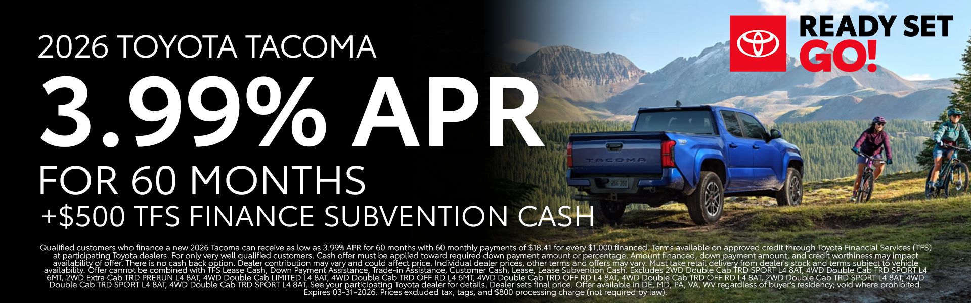 New 2026 Tacoma