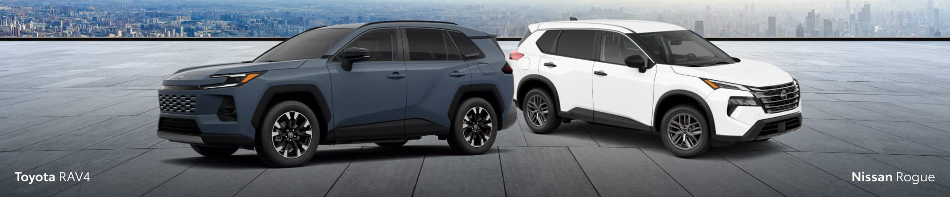 2026 toyota rav4 vs. 2026 nissan rogue Side By Side